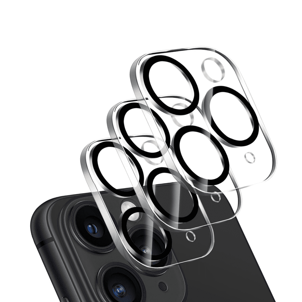 3PCS BLUUMTEK for iPhone 11 Pro Max Camera Lens Protector, Tempered Glass Lens Protector