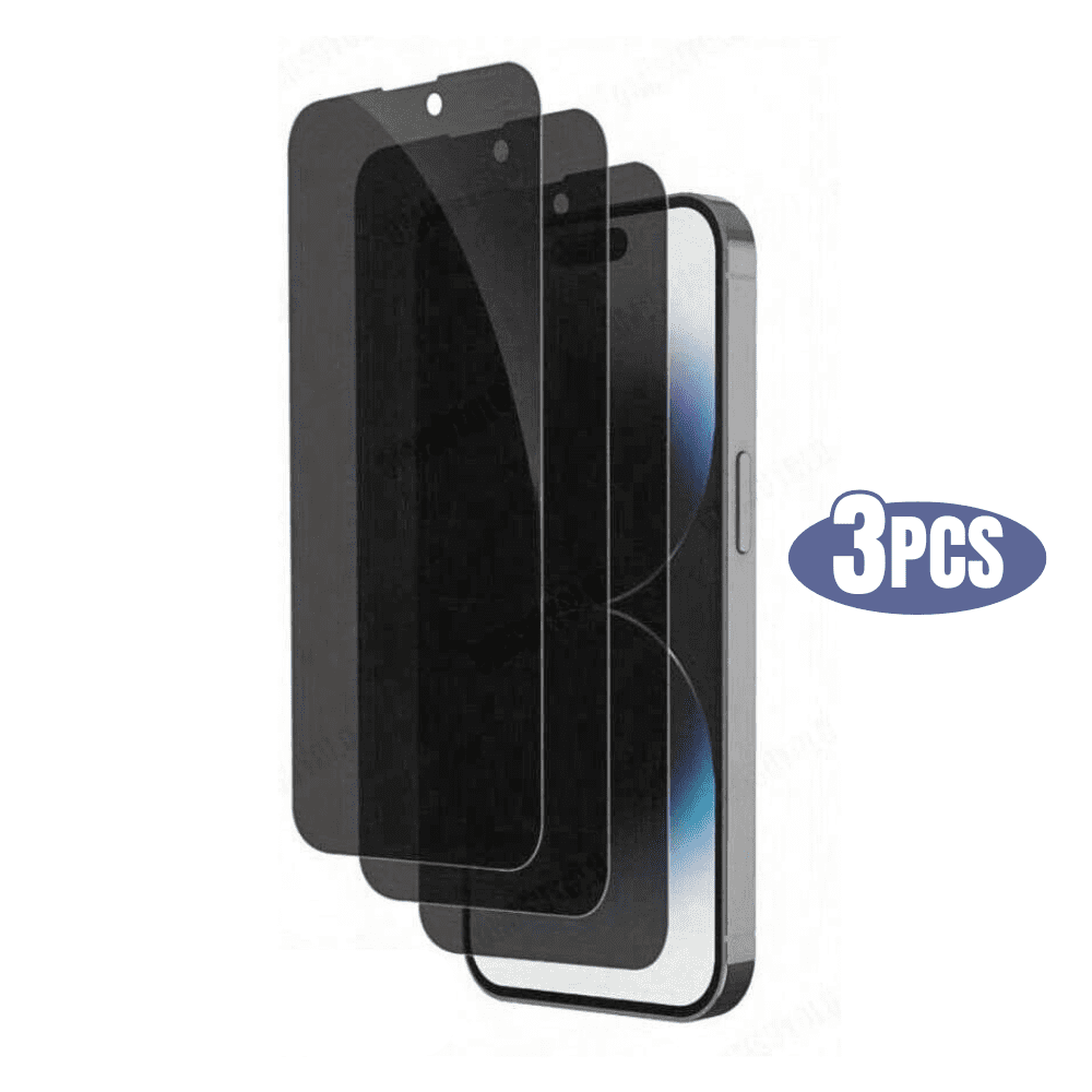 3pack BLUUMTEK for iPhone 14 Pro Max Privacy Tempered Glass Screen Protector Private Screen Anti-Spy