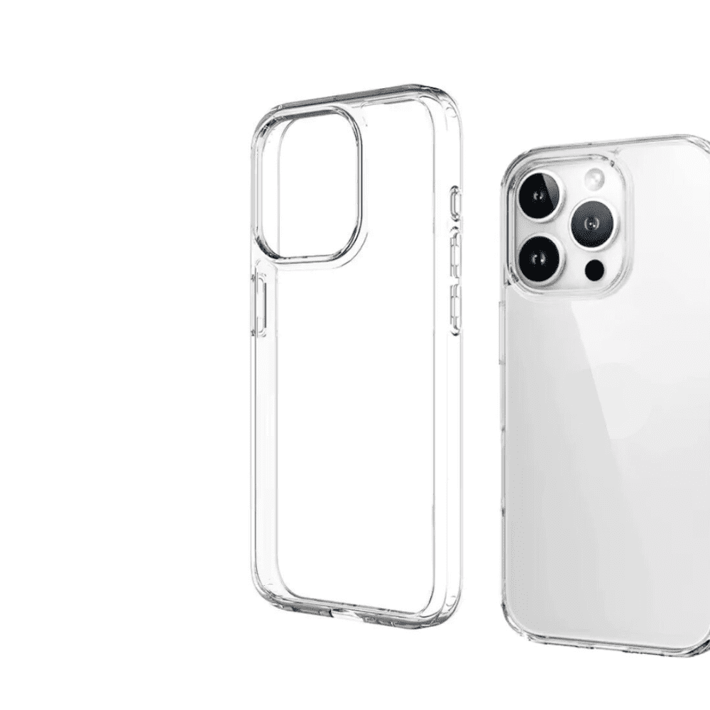 BLUUMTEK for iPhone 15 Pro Case Clear Shock Absorption Cover Case for Apple iPhone 15 Pro