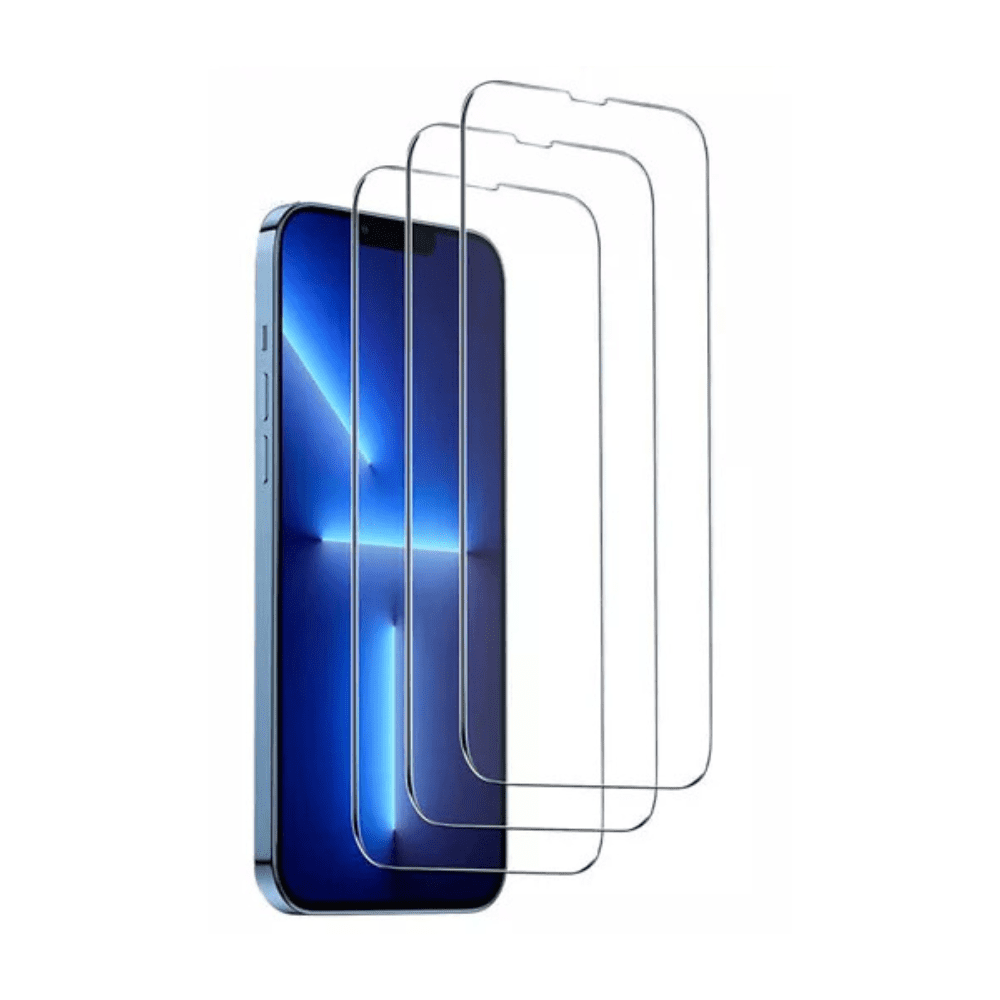 3 PACK BLUUMTEK For iPhone 13 Pro Screen Protector Tempered Glass Designed For iPhone 13 Pro