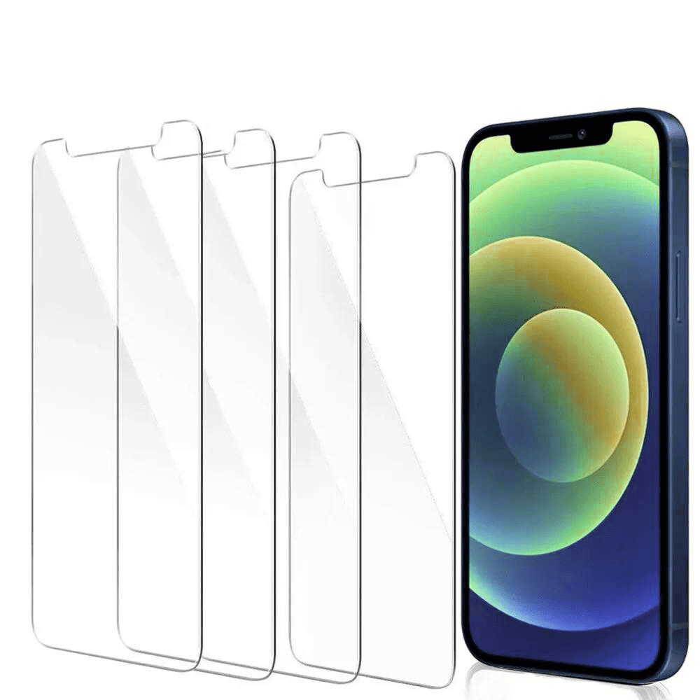 3-Pack BLUUMTEK For iPhone 12 Pro / iPhone 12 Screen Protector Tempered Glass (6.1 inch) Display