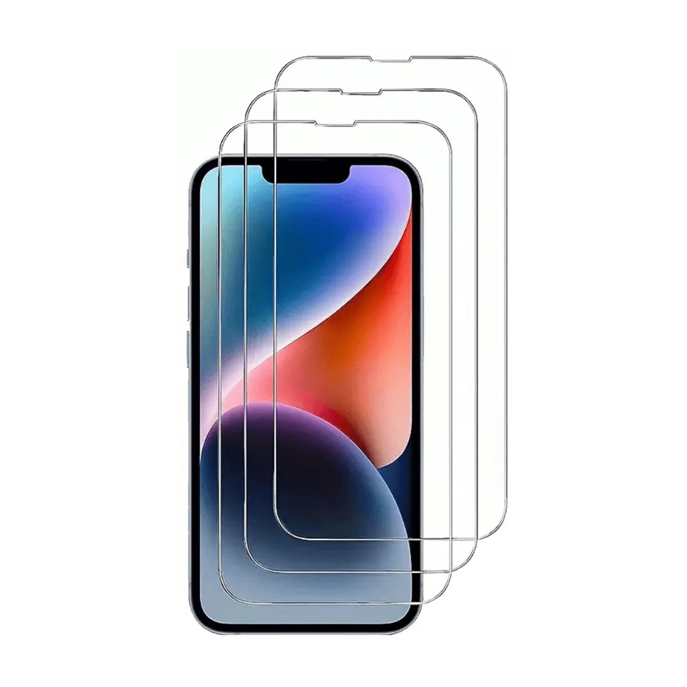 3-Pack BLUUMTEK For iPhone 13 Pro / iPhone 13 Screen Protector Tempered Glass (6.1 inch) Display