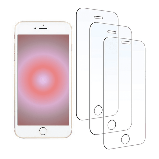 3-Pack BLUUMTEK Tempered Glass Screen Protector For iPhone SE3 (4.7 inch) Display