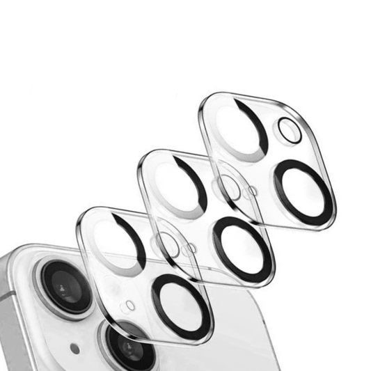 3 Pack BLUUMTEK for iPhone 13 Mini Camera Lens Protector [Tempered Glass][Transparent]