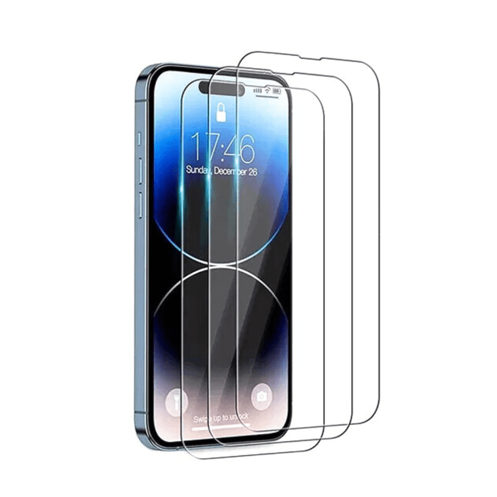 3PACK BLUUMTEK Screen Protector for iPhone 14 Pro Tempered Glass Screen Protector (6.1-inch)
