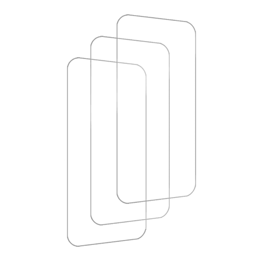 3PACK BLUUMTEK Screen Protector for iPhone 16 Pro Tempered Glass Screen Protector