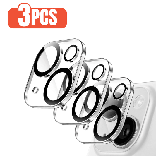 [3Pack] BLUUMTEK Tempered Glass Camera Lens Protector For iPhone 14 Plus, 9H Hardness, Transparent