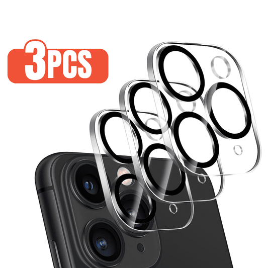 3Pack BLUUMTEK for iPhone 11 Pro Max Tempered Glass Camera Lens Protector [Not Affect Night Shot]