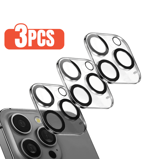 3Pack BLUUMTEK for iPhone 16 Pro Max Tempered Glass Camera Lens Protector [Not Affect Night Shot]