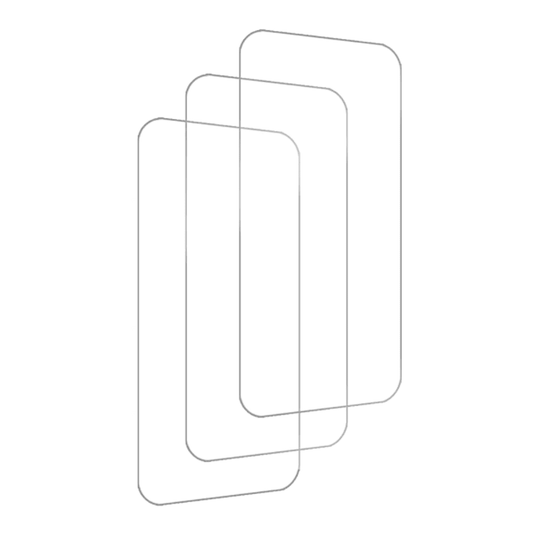 3pcs BLUUMTEK Screen Protector For iPhone 15 Tempered Glass Screen Protector (6.1 Inch)