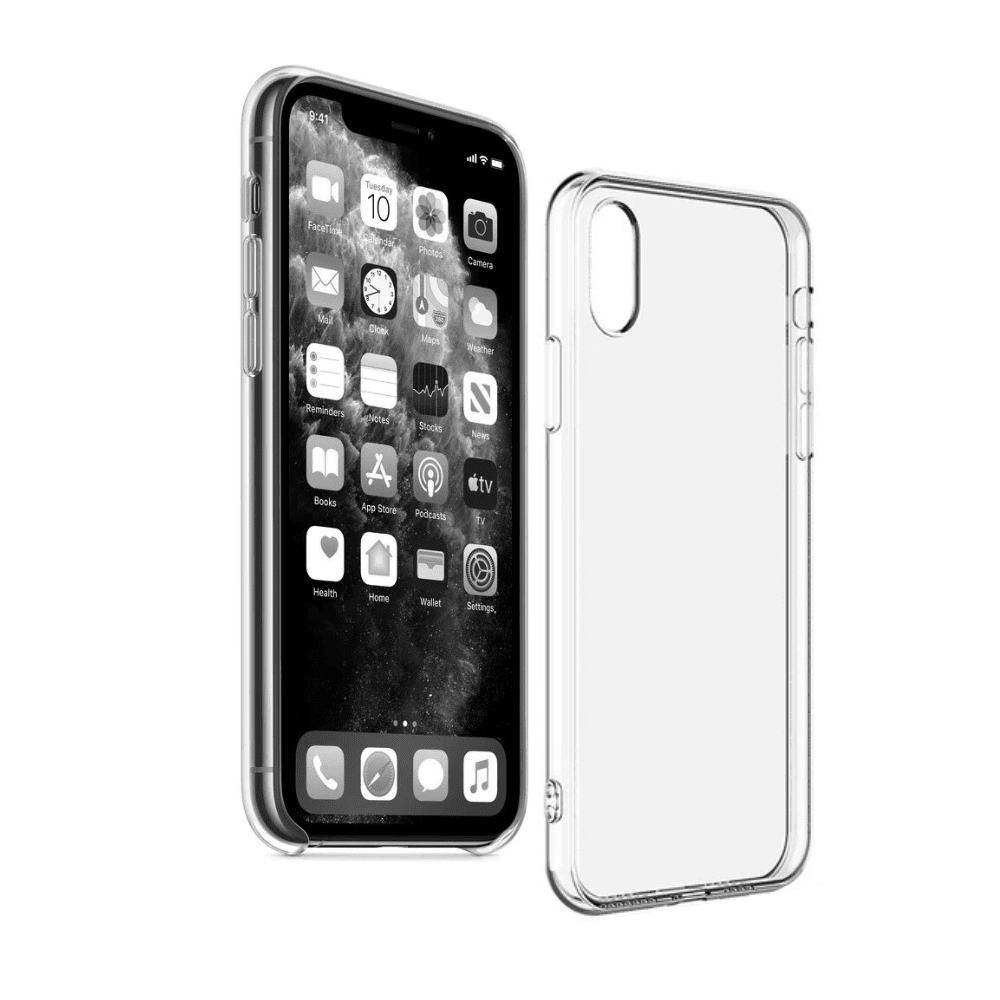 BLUUMTEK Clear Phone Case for iPhone XS Shockproof Transparent Cover Case For iPhone XS